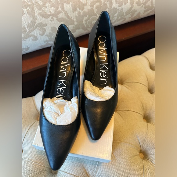 TWO PAIRS:  Calvin Klein leather pumps duet bundle! - Picture 4 of 9